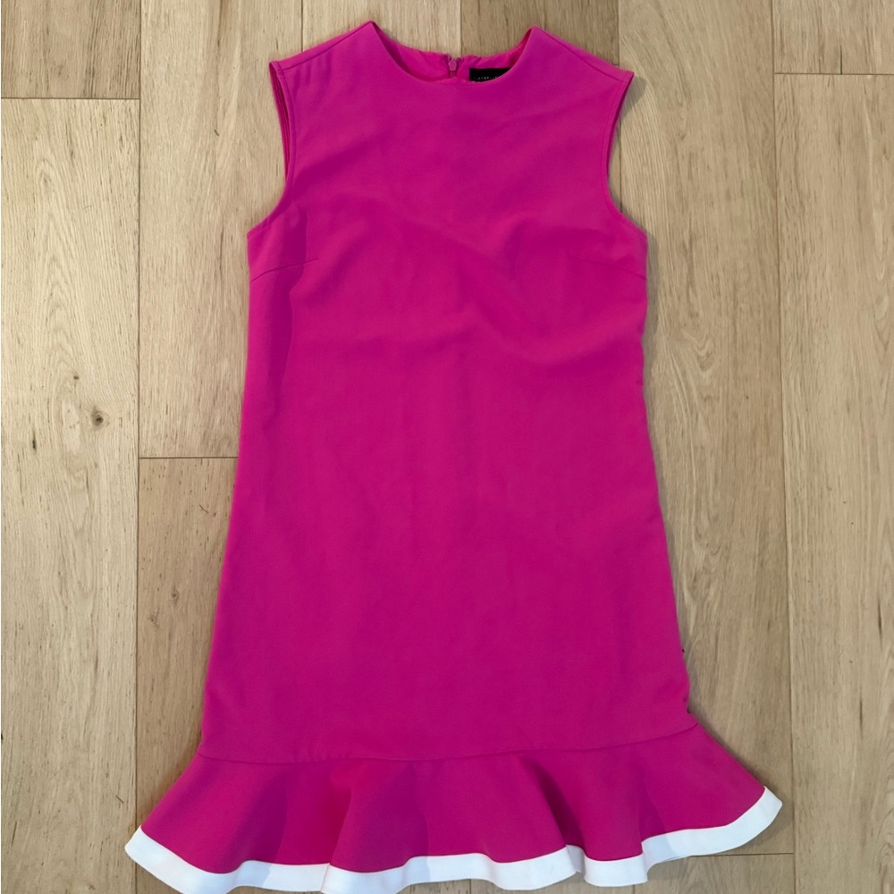 Victoria Beckham for Target Fuchsia Dress with White Ruffle Hem